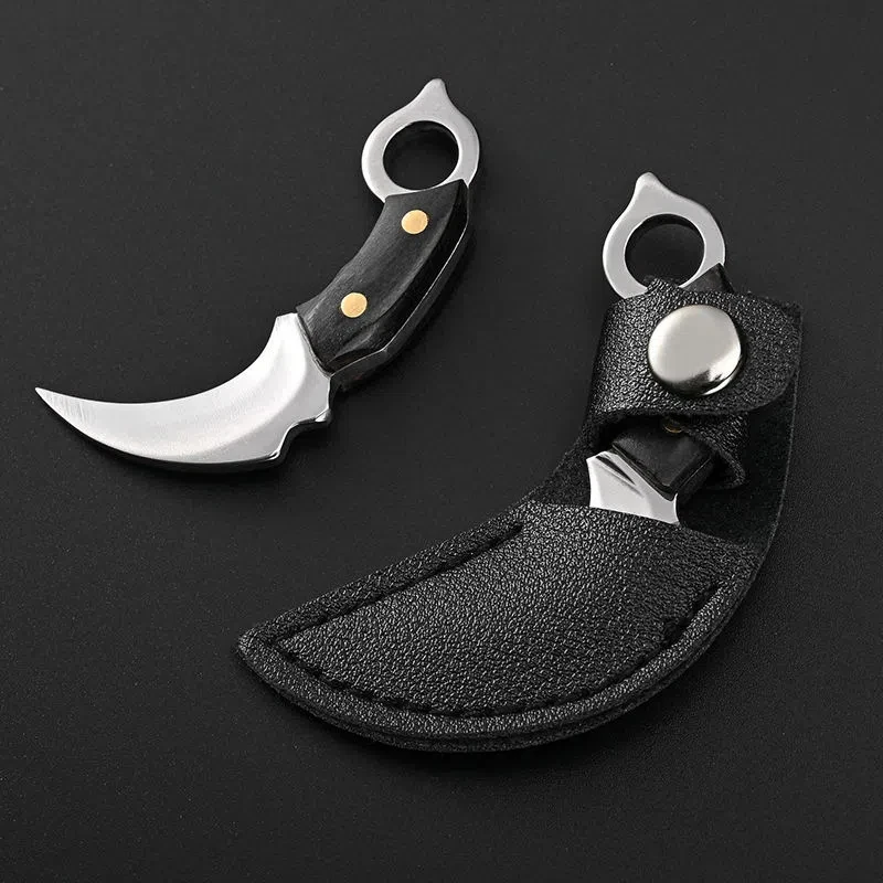 

1pcs Mini Claw Knife EDC Stainless steel Blade Pocket Keychain Outdoor Tool Open Express Pocket Knife Pendant Gift Accessories