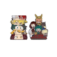 my hero academia hard enamel pins collect movies comic metal cartoon brooch backpack collar lapel badges fashion jewelry gifts
