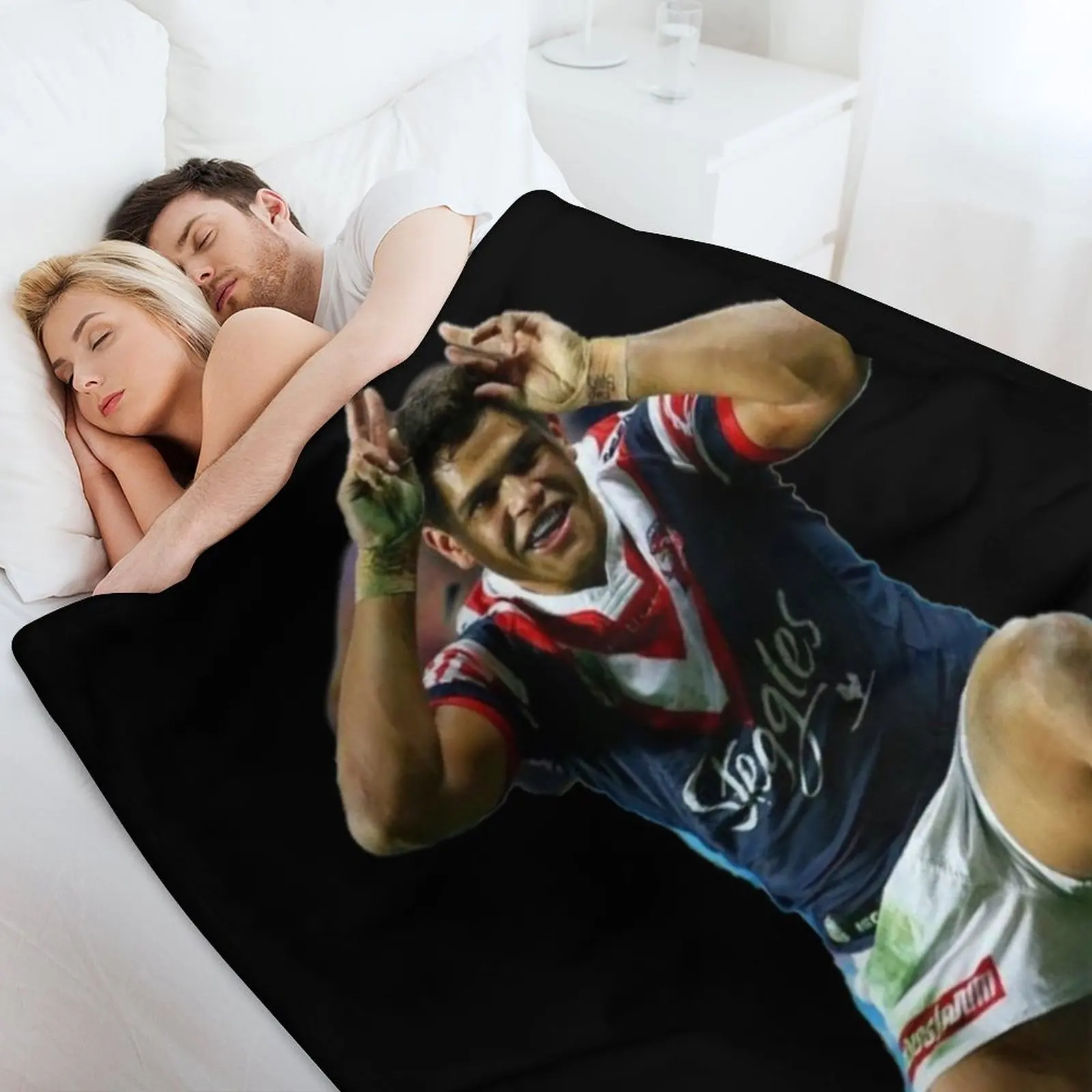 Плед-одеяло Чемпион Латрелл Митчел теплые зимние мягкие шерстяные одеяла для