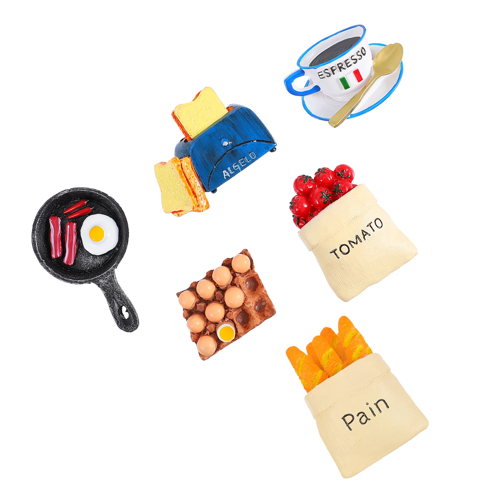 

6pcs Prime Lovely Refrigerator Sticker Fridge Magnet for Kitchen Home Refrigerator