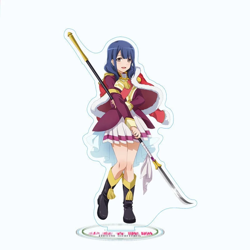 Фото Акриловая фигурка-подставка Revue Starlight: Айё Карен, Кагура Хикари, Сайё Куродину. Декор для косплея, мультяшный брелок. №4