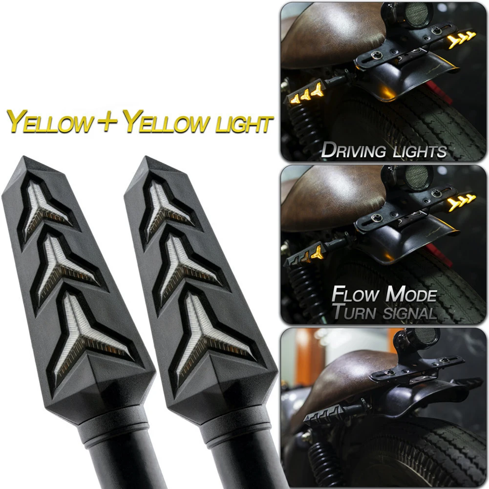 

Indicator Lamp​ Led Turn Signals 1 Pairs 10MM Bendable DC 12V Motorcycle