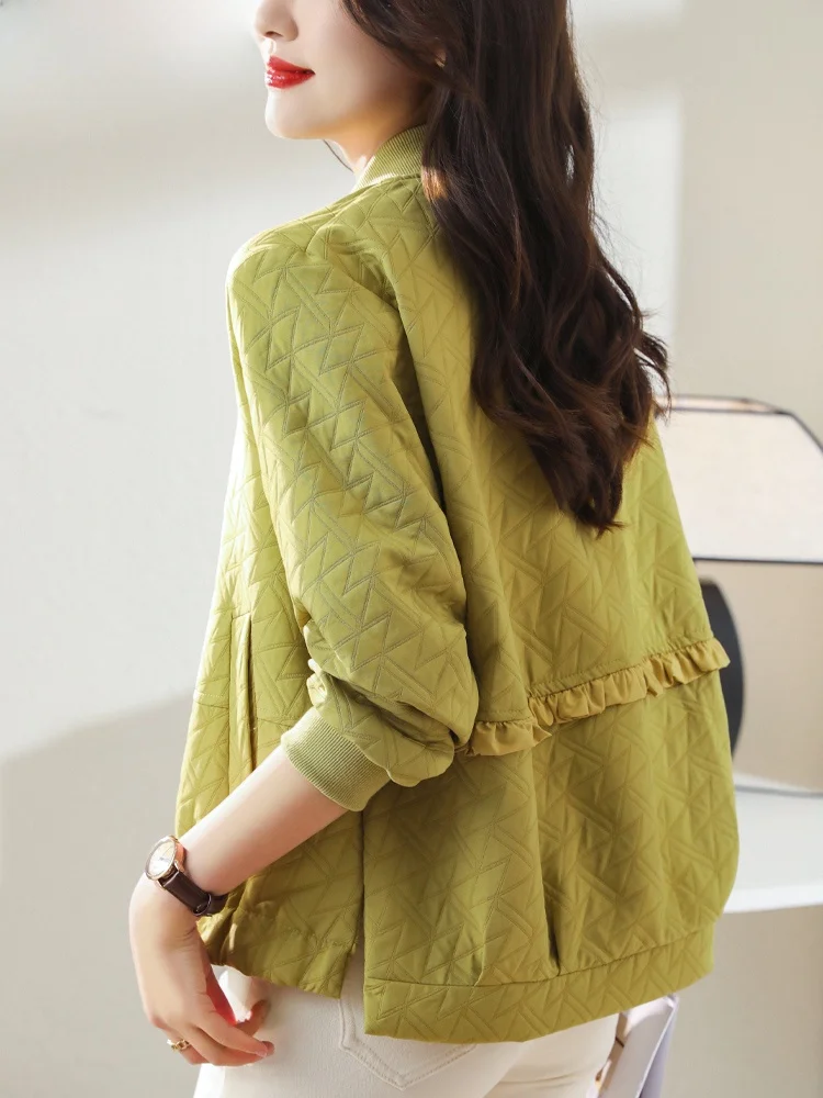 Изящная верхняя одежда для женщин 2024 весенне-осенняя новая маленькая куртка мам