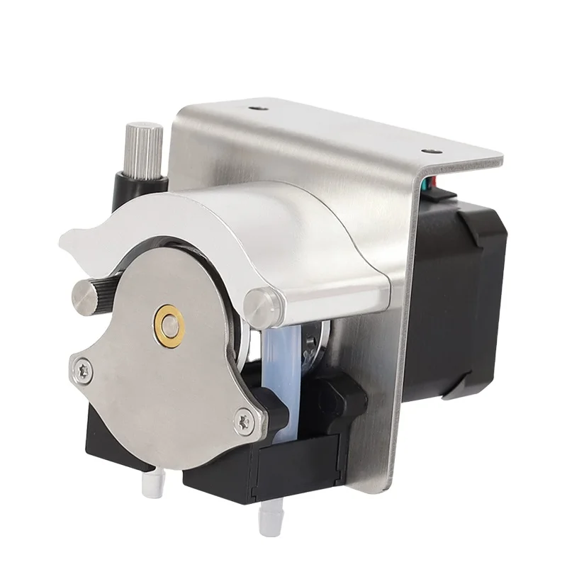 

24V Stepper Motor Single and Double Channel Head Stainless Steel Peristaltic Dosing Pump for Water, Chemicals