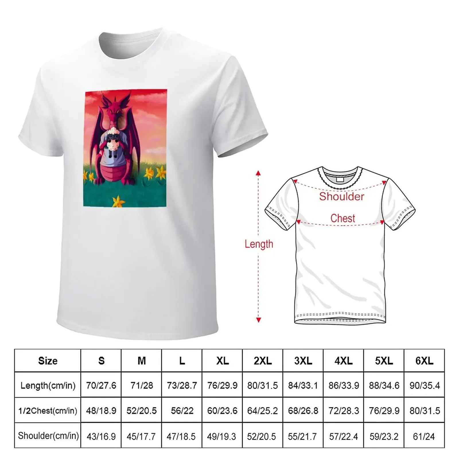 Мужская футболка с коротким рукавом и изображением заката в женской эстетике