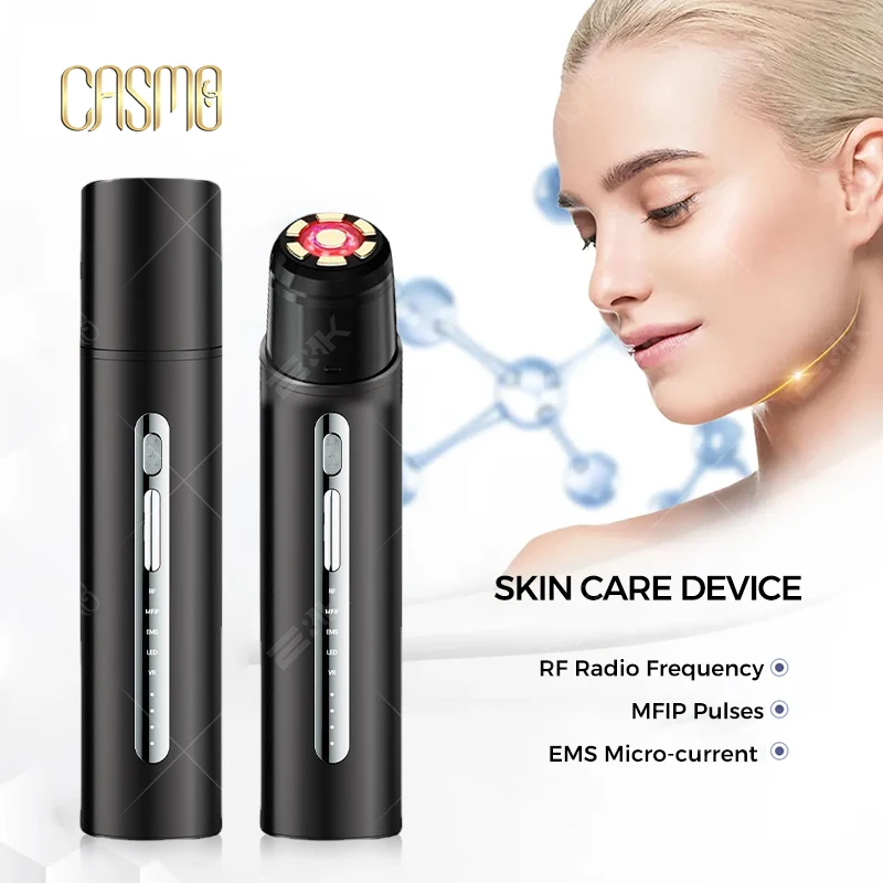

EMS Face Lifting Radio Frequency Machine Facial Massager Beauty Device Led 6-pole RF Skin Tightening Multifunctional Face Care