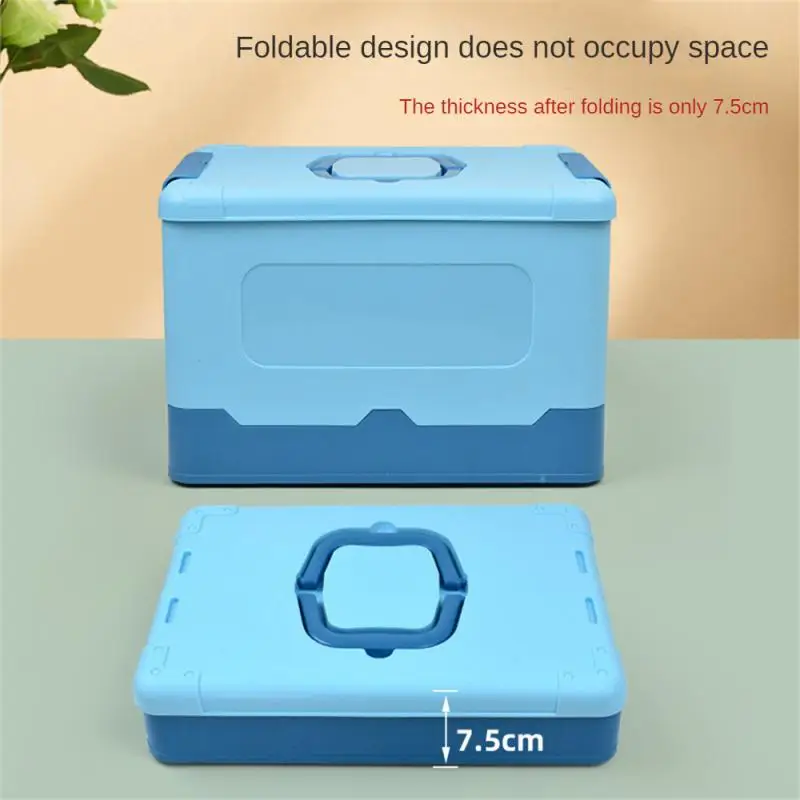 

Storage Box Thickened Production Fold Household Products Closet Organizer Box Stackable High Capacity Home Storage Finishing Box