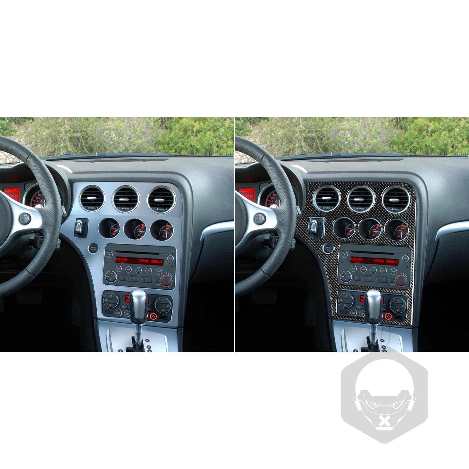 Для Alfa Romeo 159 2005–2024 автомобильные аксессуары из настоящего углеродного волокна