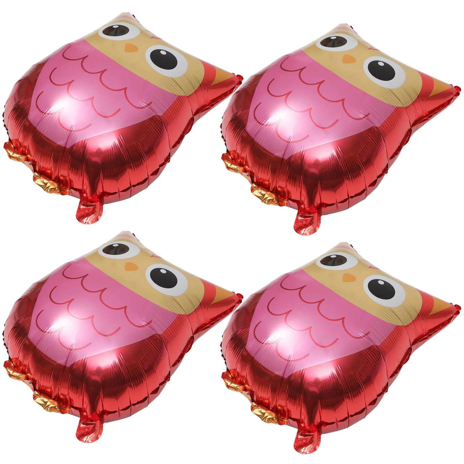 

4 Pcs Wedding Decor Animals Balloon Dog Balloons Kids Decorative Owl Aluminum Film Ornaments Rabbit Cartoon
