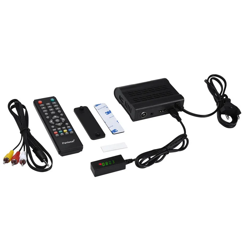 ТВ-тюнер DVB T2/DVB-C Цифровой 1080P H.265 ТВ-приемник Full HD DVBT2 телеприемник Wi-Fi + пульт