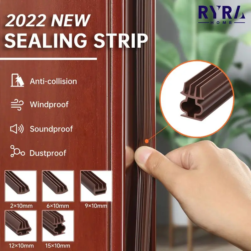 

Home Accessories Door Window Sealing Strips Door Stopper Door Bottom Seal Strip Door Seal Strip Self-adhesive Soundproof Strip