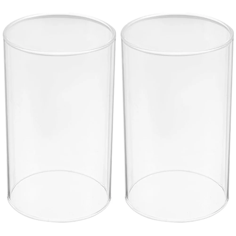 

2 Pcs Wedding Candles Taper Wedding Tea Light Holders Shade Tealight Holderss Decorative Open Ended Tube Taper Holdersations For