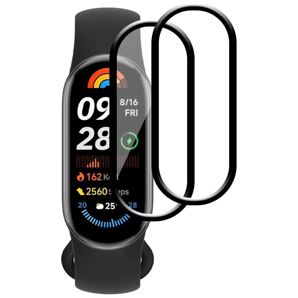 Защитная пленка для экрана Xiaomi Mi Band 9 Pro гибкая мягкая HD защитная от царапин
