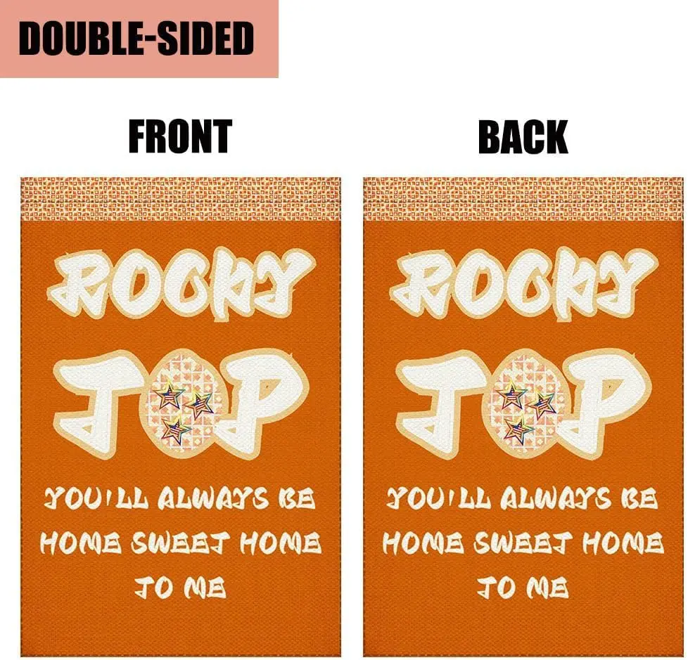Садовый флаг Теннесси Vols Роккивый верхний двор Декор You'Ll Always Be Home Sweet To Me