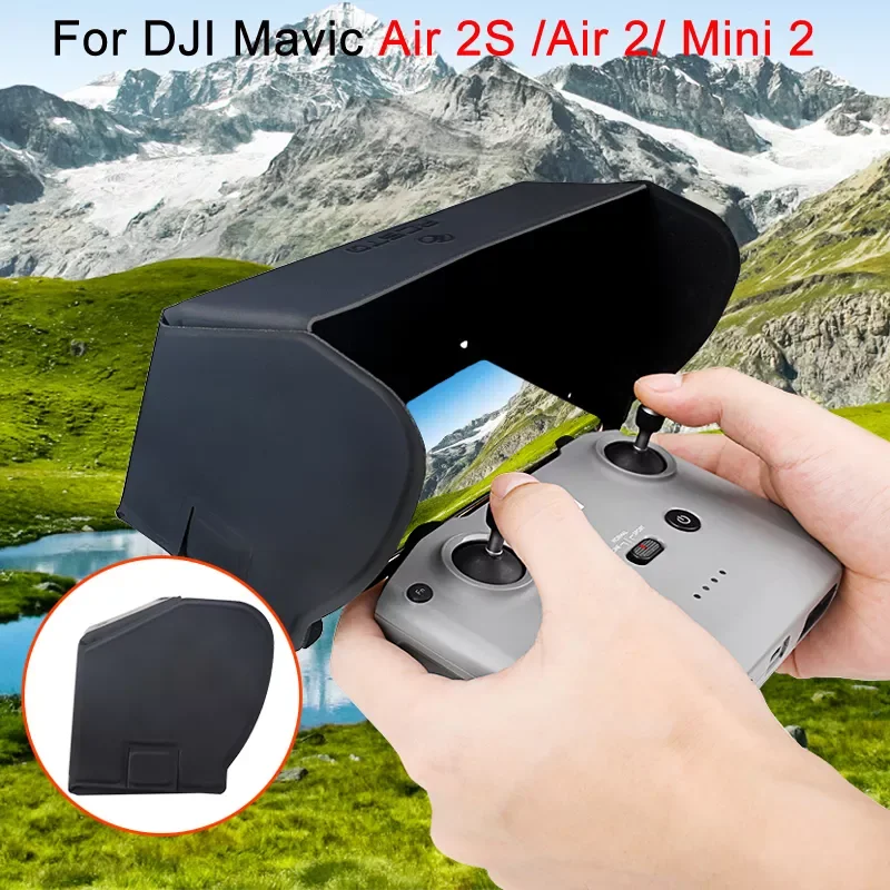 

Control Sun Visor Mobile Phone Sun Hood Anti-glare Foldable Sunshade for DJI Mavic Air 2S / Mavic Air 2 / Mavic Mini 2