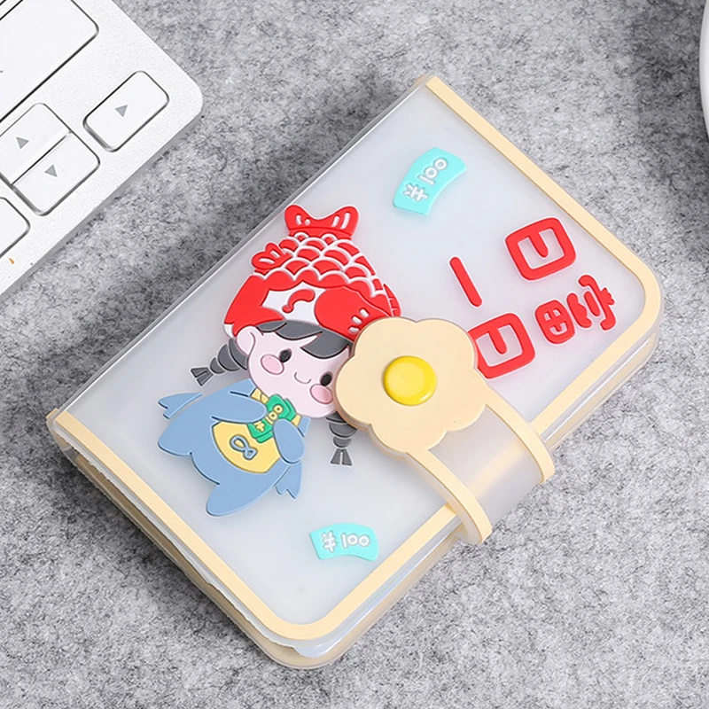 

New PU Transparent ID Cash Card Holder Men Business Wallet Credit Card Protector Case Pocket Girls Coin Purse Accessories