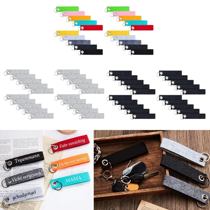 Войлочная цепочка для ключей, кулон, войлочный детский рюкзак, сделай сам, материал для валяния, детский брелок, украшения, J60F