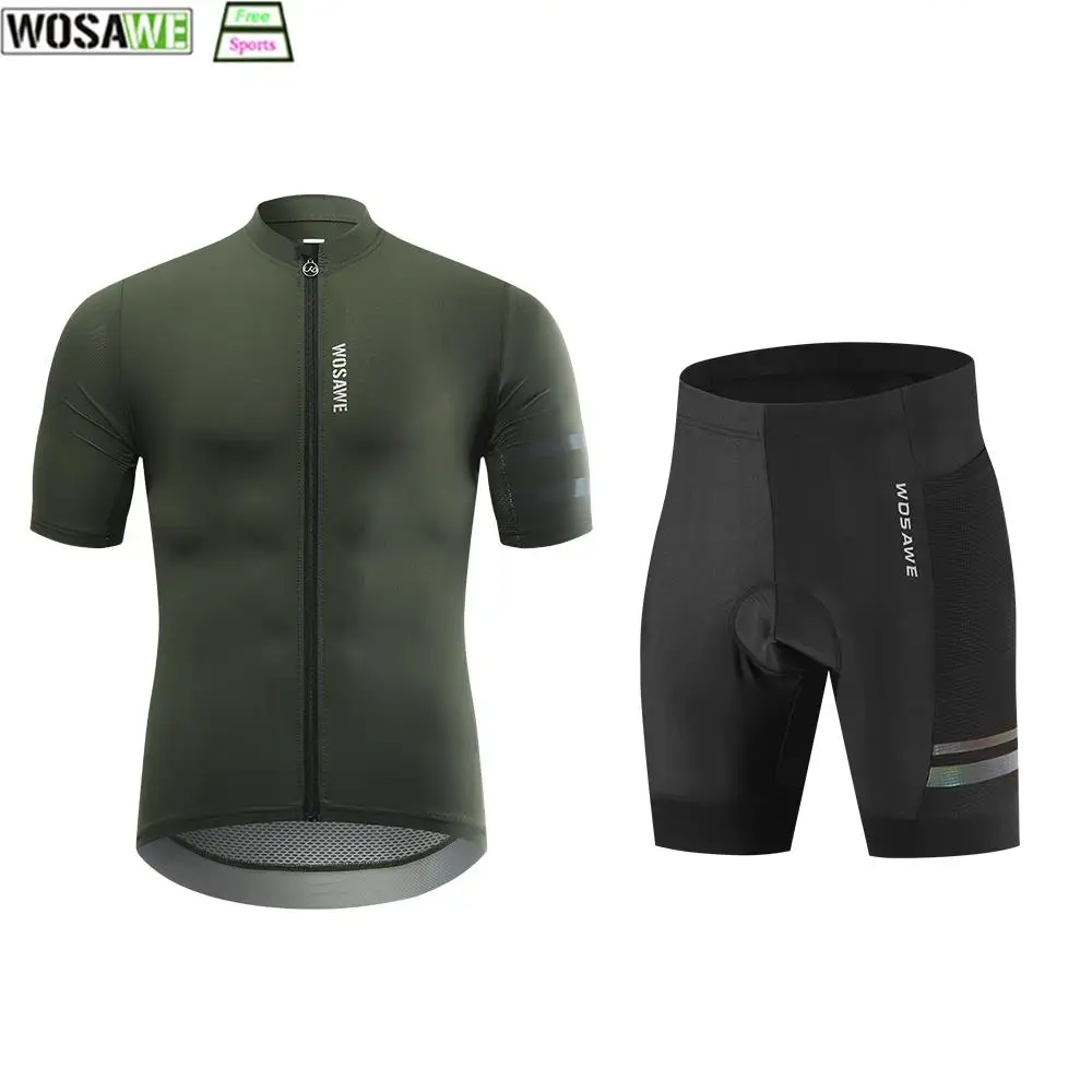 

WOSAWE Team Bike Kit MTB Cycling Clothing Men Mountain Bike Wear Clothes Maillot Ropa Ciclismo