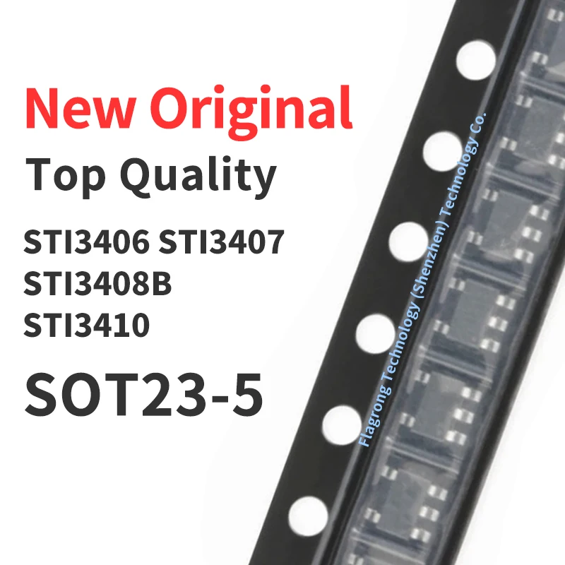 

100 PCS STI3406 STI3407 STI3408B STI3410 SMD SOT23-5 Chip IC Brand New Original