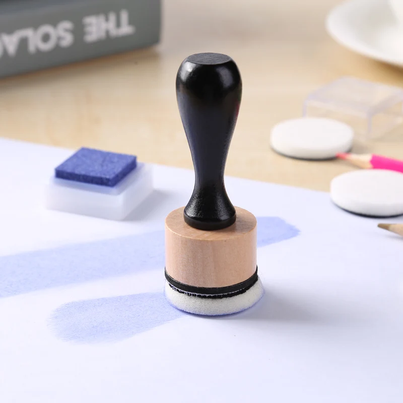 Мини-аппликаторы для растушевки чернил с Круглым Куполом сменные аппликаторы