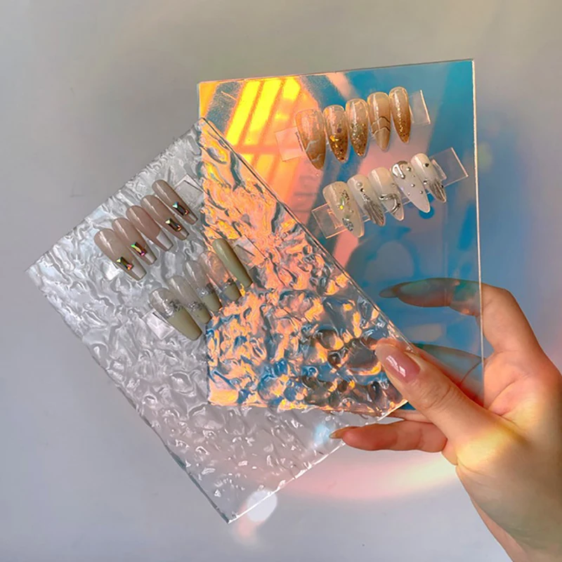 Демонстрация дизайна ногтей полка реквизит для фотографий акриловая водная