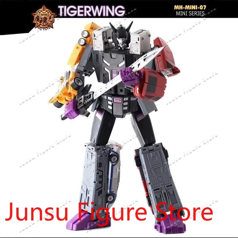 Фото В наличии MHZ TOYS Transformation MH-MINI-07 TIGERWING Motormaster Menasor Breakdown Wildrider MINI G1 Фигурка-робот. №5