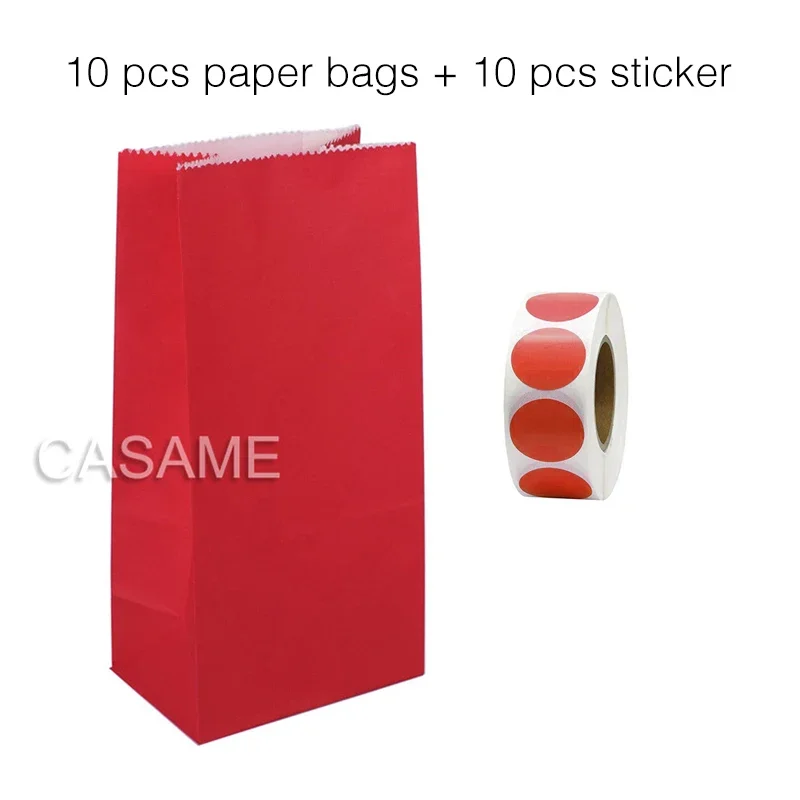 

Крафтовые подарочные пакеты Casame 10 шт.