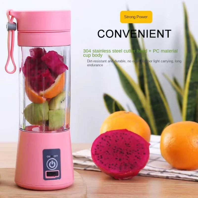 Wireless Blender Juicer Mixeur Mini Hand Juicer Cup Fruit Mixer Travel Bottle Smoothie Extractor USB Rechargeable