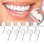 Профессиональное стоматологическое зеркало из нержавеющей стали для ухода за полостью рта, стоматологическое оборудование, стоматологические инструменты, стоматологическое оборудование, 10 штук