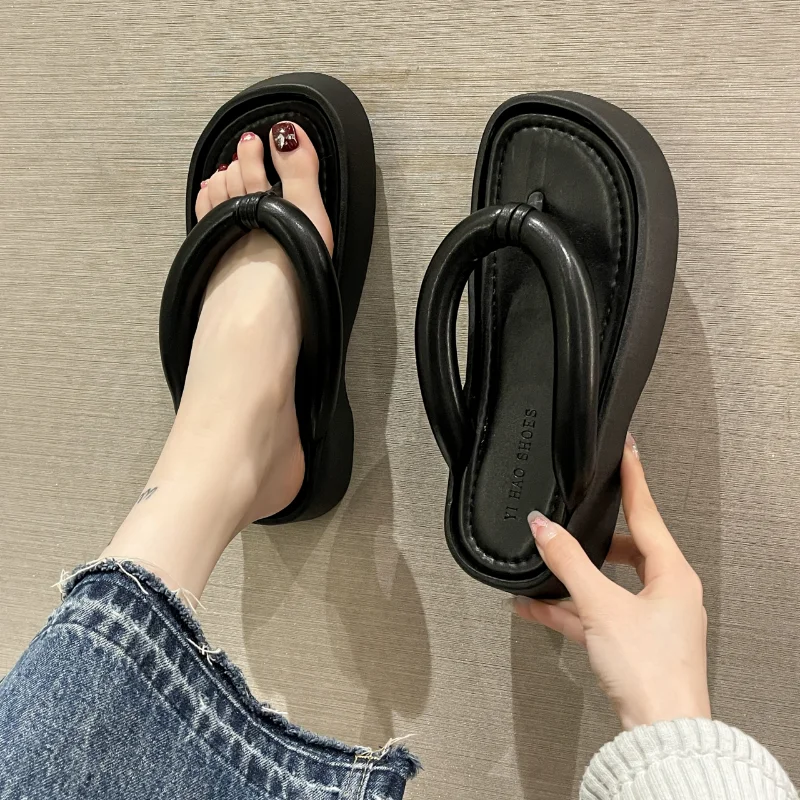 

Женские шлепанцы, повседневные тапки, однотонная обувь, плоская подошва, 2023