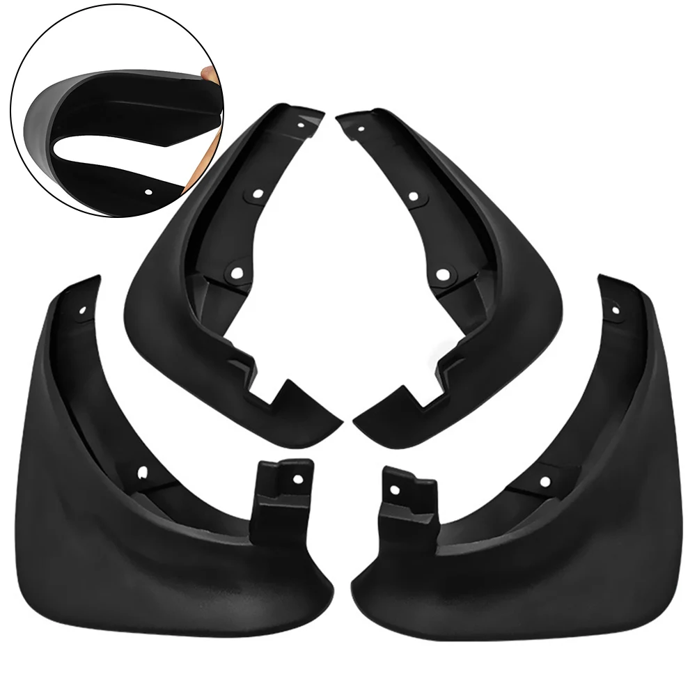 

Mud Flaps Mudguard 4pcs Accessories Black Front&Rear Parts Replacement Splash Guard For Mazda 6 GG Sedan 02-08