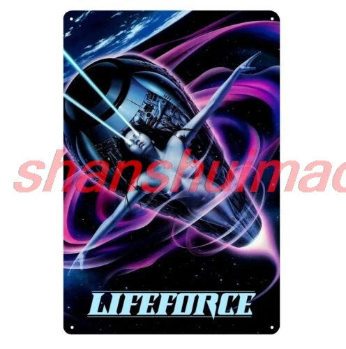 Коллекционный металлический плакат Lifeforce 20x30 см