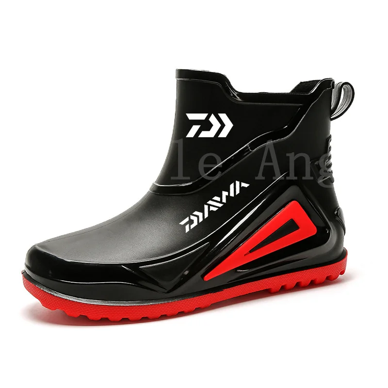 

DAIWA Men Waterproof Outdoor Water Rubber Wading Shoes Winter Wear-resistant Rain Boots Non-slip Fishing Shoes
