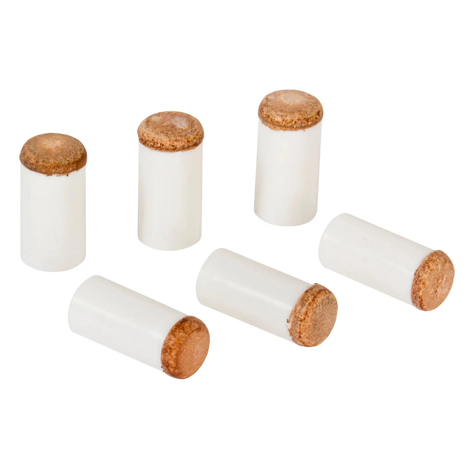 

6pcs 13mm Pool Cue Tip Entertainment Durable Slip On Billiard Snooker Indoor Game Beginners Sports Repair Nylon Ferrules