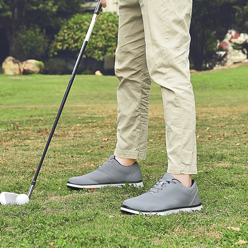 2023 New Men's Golf Shoes Youth Large 48 Comfortable Outdoor Fitness Golf Racing Shoe