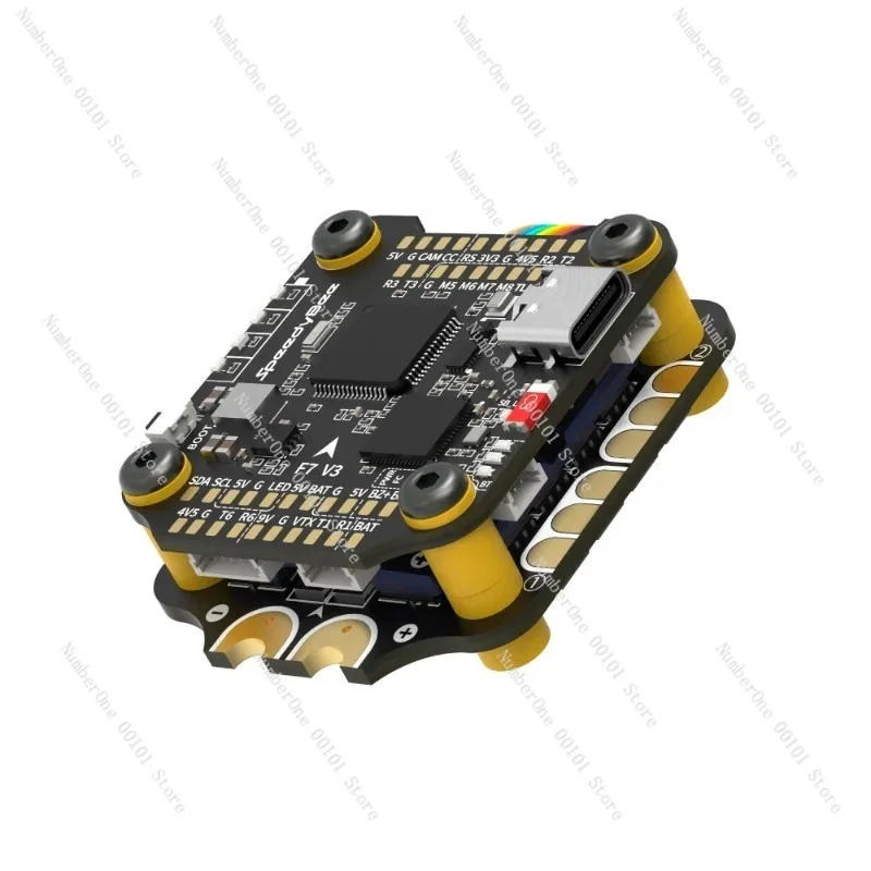RunCam SpeedyBee F7 V3 BL32 50A 30x30 Stack INAV Betaflight Emuflight Беспроводная прошивка Flasher Черный анализ