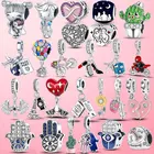 Бусины-подвески из серебра 925 пробы для мальчиков и девочек