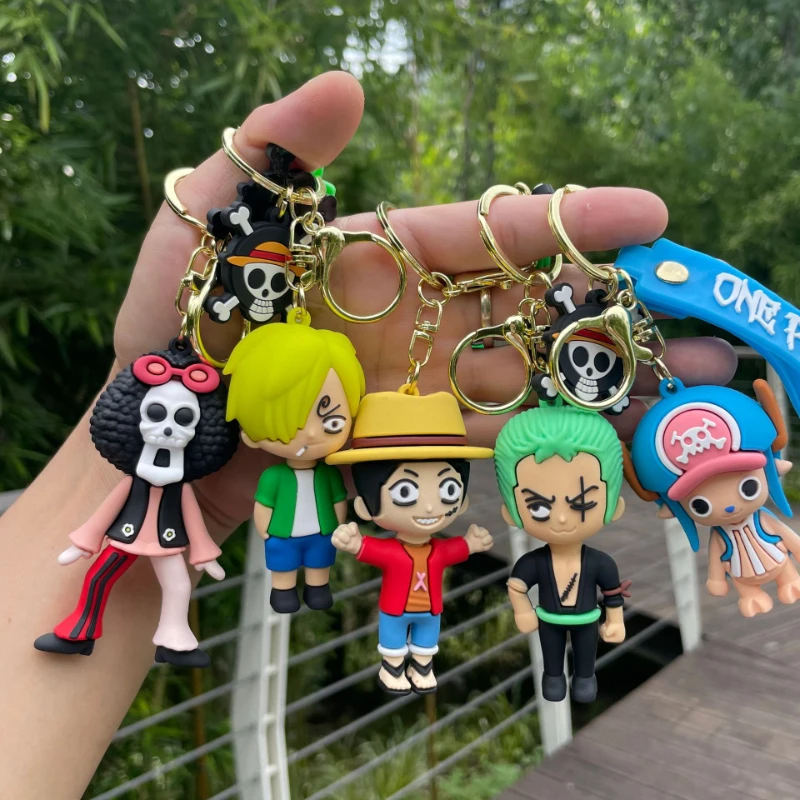 

Брелок для ключей с куклой пиратского короля, анимационная подвеска, маленький подарок на автомобиль, подарок на день рождения для друзей и ...