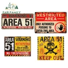 EARLFAMILY 13cm x 6.4cm for Area 51 No Trespassing Personality Surfboard Bumper Car Stickers Windows Cartoon Anime Laptop Decal