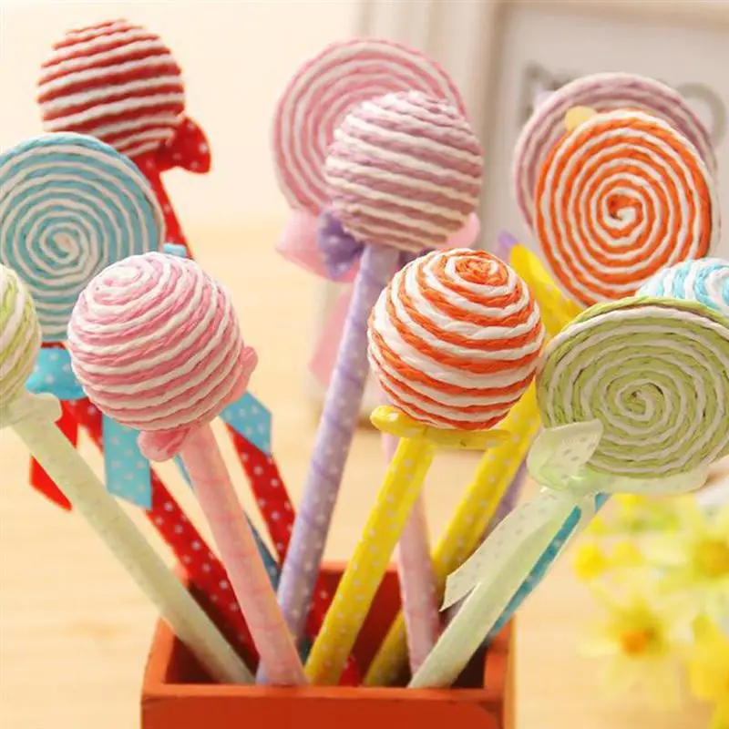 

10pcs Plastic Writing Pens Portable Signature Pens Student Ballpoint Pens Kids Birthday Party Gift