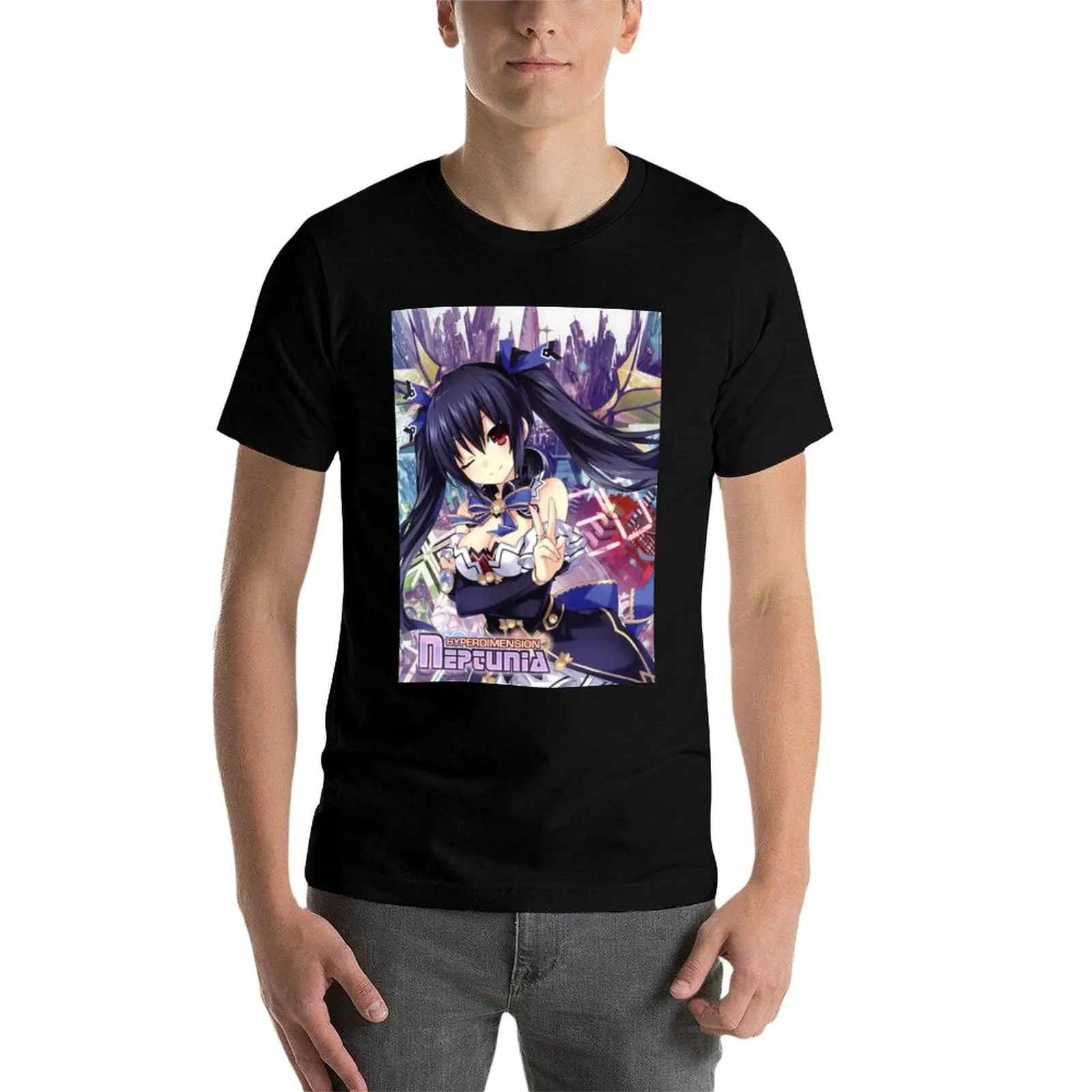 Фото Футболка Anime Hyperdimension Neptunia Noire, повседневная футболка большого размера №4