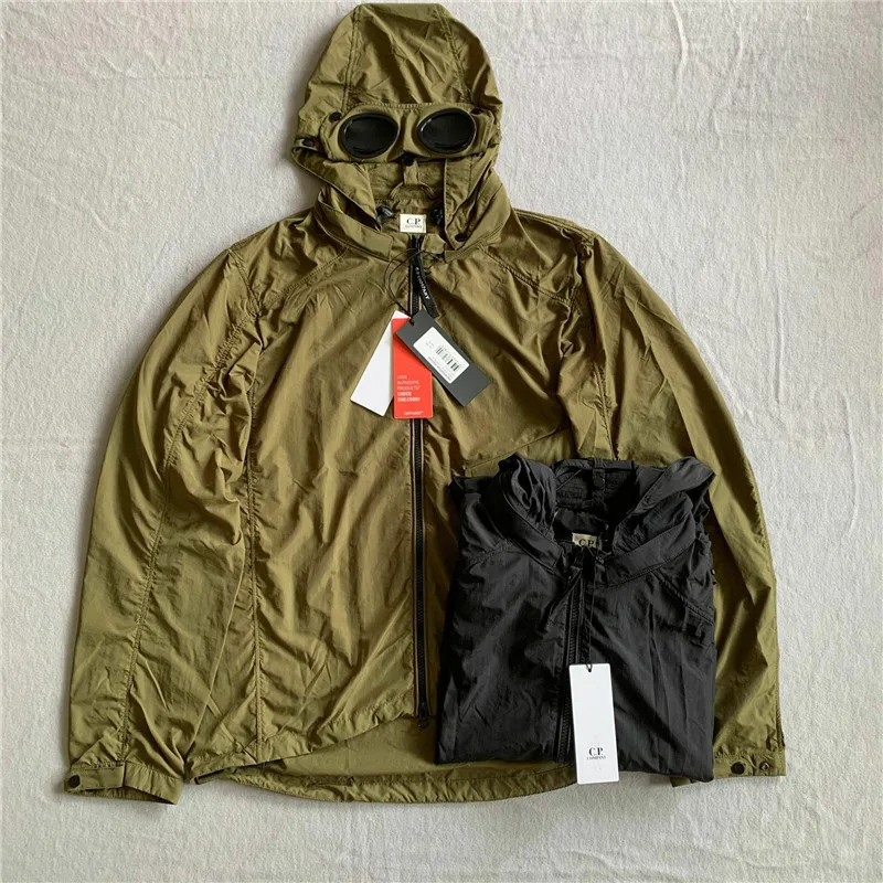 

MEN CPxx Men's Plus Size Hooded Zipper Pocket Jacket Long Sleeve Warm Streetwear Windbreaker Coat