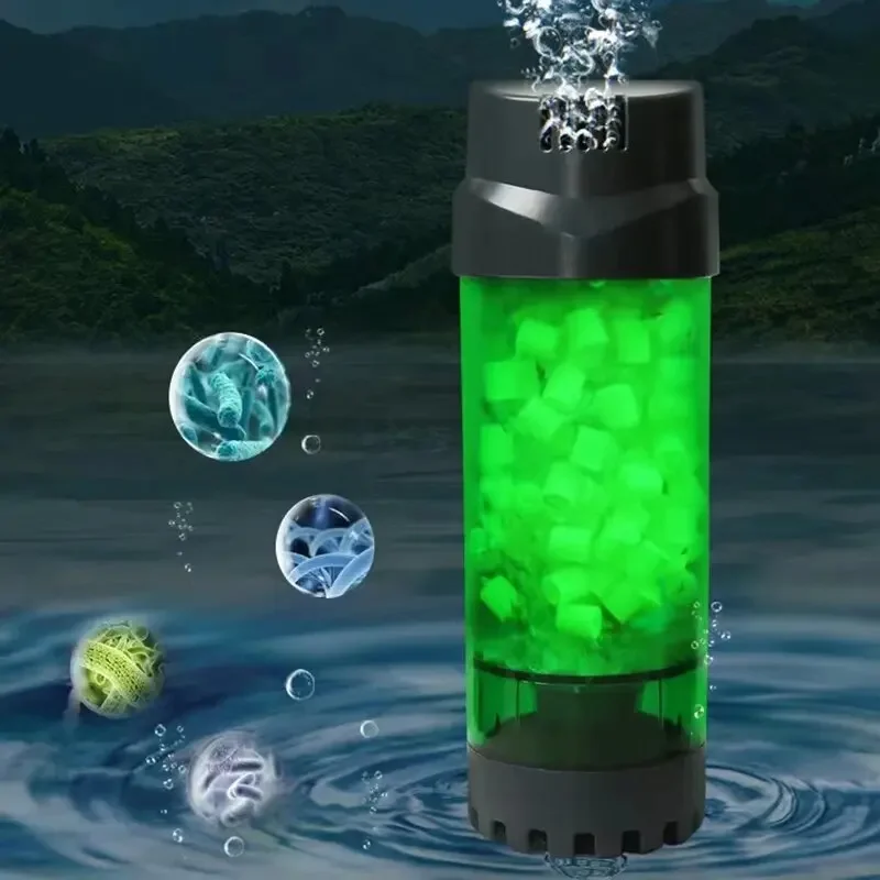 Aqueon Liquid Moving Filter Bed Bubble Bio-filter Губчатый Аквариумный Фильтр С Всасывающим Воздушным