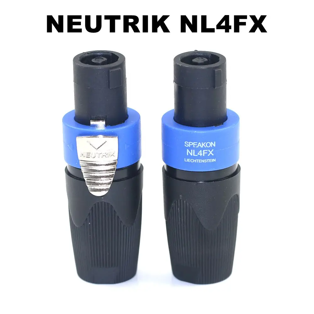 Фото 10 шт. Новинка Neutrik NL4FX 4-полюсный разъем, Штекерный аудио-разъем, усилитель динамика, коннектор NL4FX, четырехъядерный штекер №1