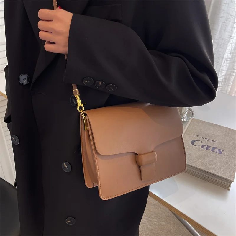 Women Popular Bags 2022 Autumn Winter New Fashion Women Shoulder Messenger Bag Vintage Small Square Bag