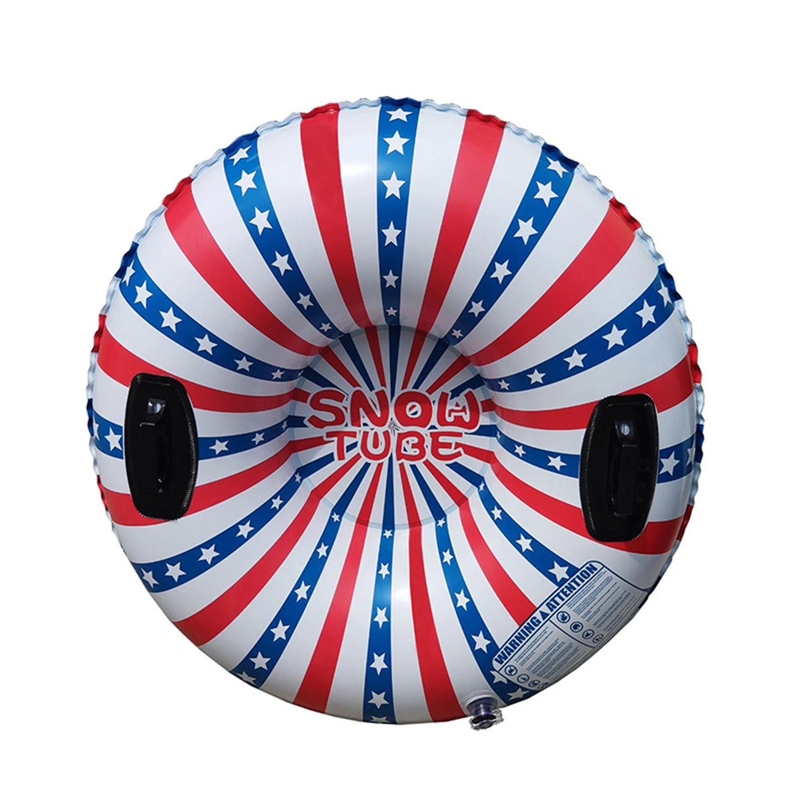 

37inch PVC With Handles Wear Resistant Lightweight Durable Snow Tube Ski Circle Inflatable Anti Scratch Outdoor Sports Winter
