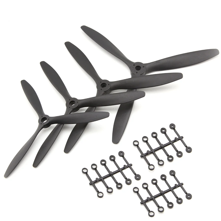 Дрон пропеллеры 8x6 9x6 10x6 11x7 13x8 эффективные 3 лезвия CW Кок воздушного винта 1/2/4 шт три лезвия Prop RC FPV Самолет