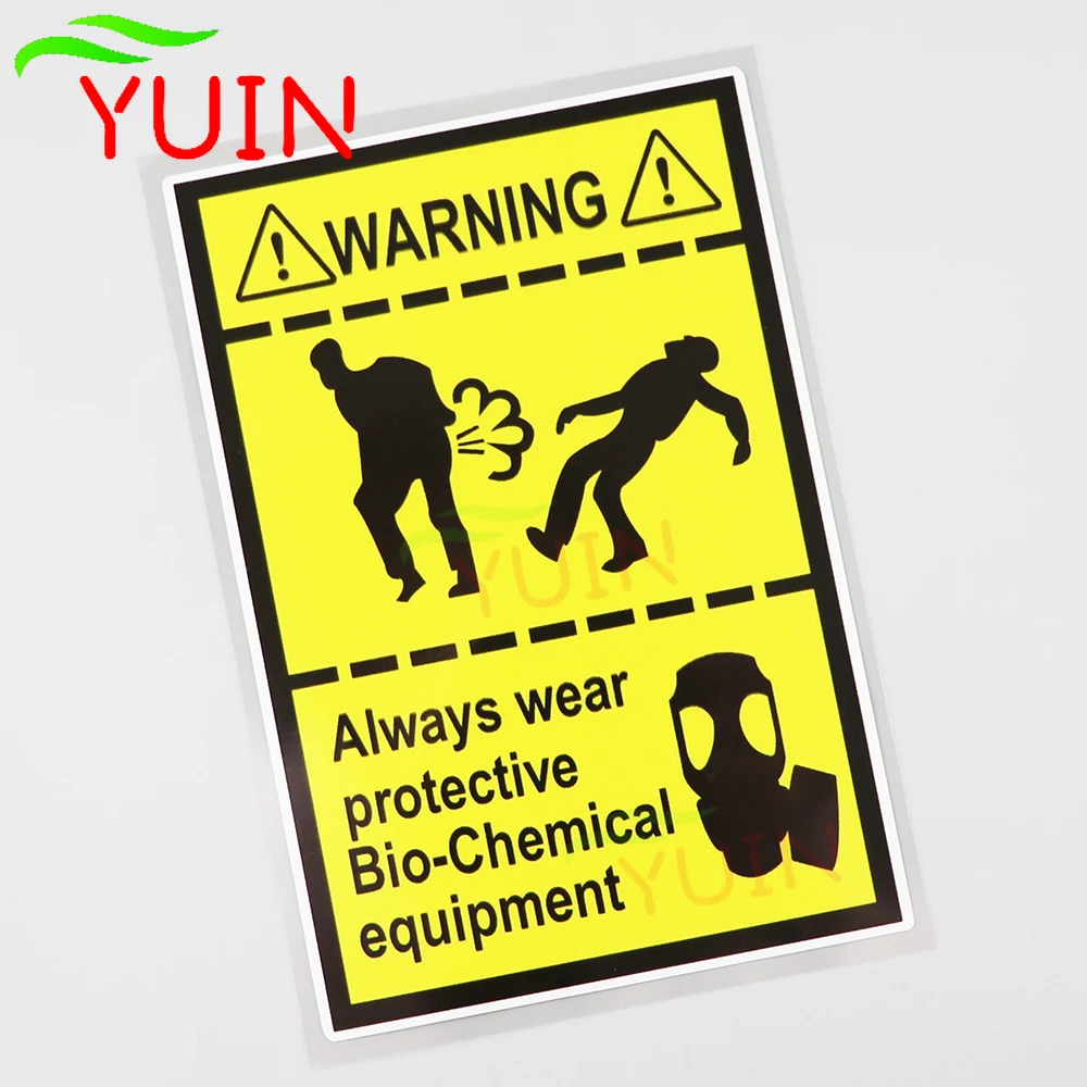 Предупреждающая наклейка для автомобиля, забавная опасная наклейка из ПВХ, декоративные автомобильные аксессуары, водонепроницаемая Солнцезащитная Наклейка 16*10 см