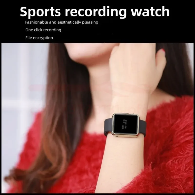 

LED Screen Bracelet Voice Recorder MP3 AI Smart Sports Encryption HD Noise Reduction Recording Watch Audio Activation Dictaphone