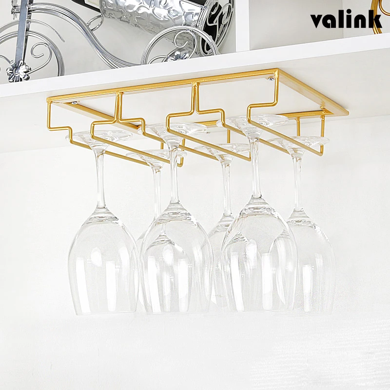 

Высококачественная Полезная железная подвесная стойка-держатель для бара, полка из нержавеющей стали для Винных Бокалов, подставка, держат...